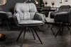 riess-ambiente Drehbarer Design Stuhl MR. LOUNGER anthrazit Produktbild-Vorschau 2