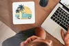 MuchoWow® Mauspad Mousepad Bus - Sonne - Surfbrett - Palme Produktbild-Vorschau 2