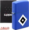 Accendino Zippo Hamburger SV sky con logo HSV Raute Anteprima dell’immagine prodotto 4