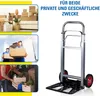 Kinzo Sackkarre Klappbar - Aluminium - 90KG - Produktbild-Vorschau 3