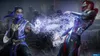Two characters from Mortal Kombat 11 are engaged in a fight, with one character using ice-based attacks. Produktbild-Vorschau