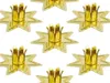 Ensemble de 64 appliques à bougies gold star Voir les images du produit 2