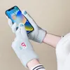 Ciepe Rkawiczki Zimowe Dotykowe Do Telefonu Damskie Zielone Podgląd zdjęcia produktu 8