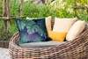 MuchoWow® Outdoor Kissen - Blätter - Illustration - Produktbild-Vorschau 3
