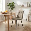 CLP 2er Set Esszimmerstühle Antibes Cordbezug gepolstert Produktbild-Vorschau 3