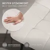 ML-Design jedálenská súprava 4 stoličiek v béžovej farbe, Náhľad obrázku produktu 4