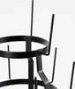 Mica Decorations Etagère 0 - 44x44x76 cm - Métal - Noir Voir les images du produit 2