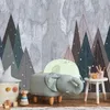 Muralo Selbstklebende Fototapete Bäume Elefant ABSTRAKTION Produktbild-Vorschau 6