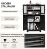 Armoire de salle de bain COSTWAY avec portes vitrées et Voir les images du produit 4
