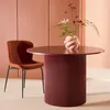 Lenox table de salle à manger Ø110cm rouge. Voir les images du produit 9
