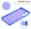 A phone case is shown from the inside, with close-up views of its material and layers. Produktbild-Vorschau