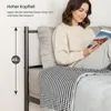 Bett 140 x 200 cm, Bettgestell Metall mit Kopfteil, Produktbild-Vorschau 4