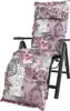 Auflage Relaxliege Rom 0798 rosa-grau Blumen Landhaus Produktbild-Vorschau 1