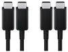 2x Schnell-Ladekabel USB-C 1m 5A schwarz für Huawei Mate X3 Produktbild-Vorschau 1