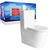 sanicomfort Stand-WC Kombination mit 360° Tornado-Spülung Produktbild-Vorschau 1