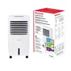 A Honeywell evaporative air cooler and its packaging are shown against a white background. Produktbild-Vorschau