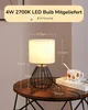 EDISHINE Lampka nocna, lampa stołowa w stylu vintage Podgląd zdjęcia produktu 4