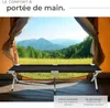 Lot de 2 lits de camp - noir Voir les images du produit 4