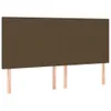 Boxspringbett mit Matratze Dunkelbraun 180x200 cm Stoff Produktbild-Vorschau 5