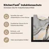 KitchenYeah© Herdabdeckplatte Marmor - Gold - Grau , Produktbild-Vorschau 6