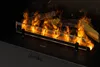 A close-up shot of a modern fireplace with realistic flames and logs. Náhled obrázku produktu