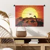 MuchoWow® Wandteppich Wandbehang Dino - Sonne - Natur - Produktbild-Vorschau 6