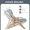 HOMCOM Relaxsessel Klappbar Polstersessel, Ruhesessel, Produktbild-Vorschau 9