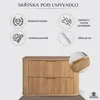 RODAN | Koupelnová Skříňka - 80 CM - Hnědý Mat - MDF - 2 Náhled obrázku produktu 3