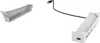 A white USB hub and a separate white accessory are shown against a white background. Produktbild-Vorschau