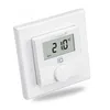 A white wall thermostat with a digital display and a rotary dial, shown against a white background. Produktbild-Vorschau