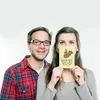 Mr. & Mrs. Panda Postkarte Fledermaus Sitzen - Gelb Pastell Produktbild-Vorschau 4