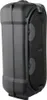 A black portable speaker with LED lights. Náhľad obrázku produktu