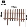 KADAX Lattenzaun 100 x 45 cm, 1 Stück, Gartenzaun aus Holz, Produktbild-Vorschau 3