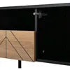 MODFU TV-Schrank Schwarz-Holzoptik,Lowboard 180cm mit Produktbild-Vorschau 8