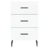 vidaXL Table de nuit blanc 40x40x66 cm bois composite Voir les images du produit 5