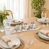 Relaxdays Teelichthalter Set, Blattschale, Deko Sand, Produktbild-Vorschau 2