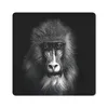MuchoWow® Mauspad Mousepad Affe - Tiere - Augen - Braun - Produktbild-Vorschau 1