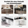 Wiltec Edelstahl Tischbein 4er Set Möbelfuss Verstellbar Produktbild-Vorschau 7
