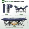 Sekey Tragbares Feldbett mit Matratze, Feldbett Klappbett Produktbild-Vorschau 2