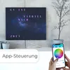 WordClock Jupiter Beyond Space - elegante Wortuhr in Produktbild-Vorschau 8