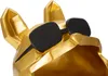 Mauro Ferretti Dekofigur Hund Ø17x23,5 cm gold schwarz Produktbild-Vorschau 5