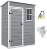 Outsunny Gerätehaus Kunststoff 1,14m² 151 x 92 x 193cm Produktbild-Vorschau 1