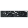 vidaXL Konsolentisch Schwarz Marmor-Optik 140x35x75,5 cm Produktbild-Vorschau 5