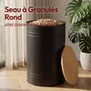 CASABEL Réservoir Pellets & Granulés Rond, Cap. 45kg, Voir les images du produit 3