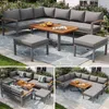 Gartenmöbel Set 7-8 Personen - 6-teilige Gartenlounge Produktbild-Vorschau 1