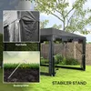 Pavillon 3x3 m faltbar mit Moskitonetz, Falt-Pavillon Produktbild-Vorschau 8