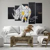 Bild auf Leinwand - Leinwandbild - Nashorn modern - Produktbild-Vorschau 6