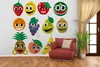 Wallario Premium Vliestapete Fototapete Obst-Smilies im Produktbild-Vorschau 4