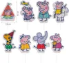 Cake Topper Peppa Pig - 16 pièces, hauteur : 4,8cm Voir les images du produit 2