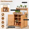 COSTWAY stolek na rostliny se spodní skříňkou, pracovní Náhled obrázku produktu 5